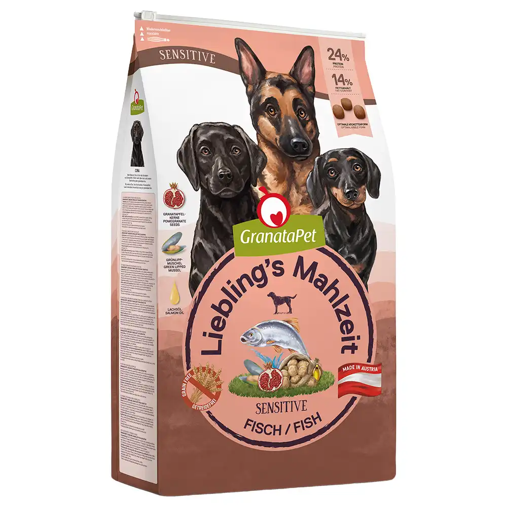 GranataPet Liebling's Mahlzeit Adult Sensitive con pescado - 10 kg