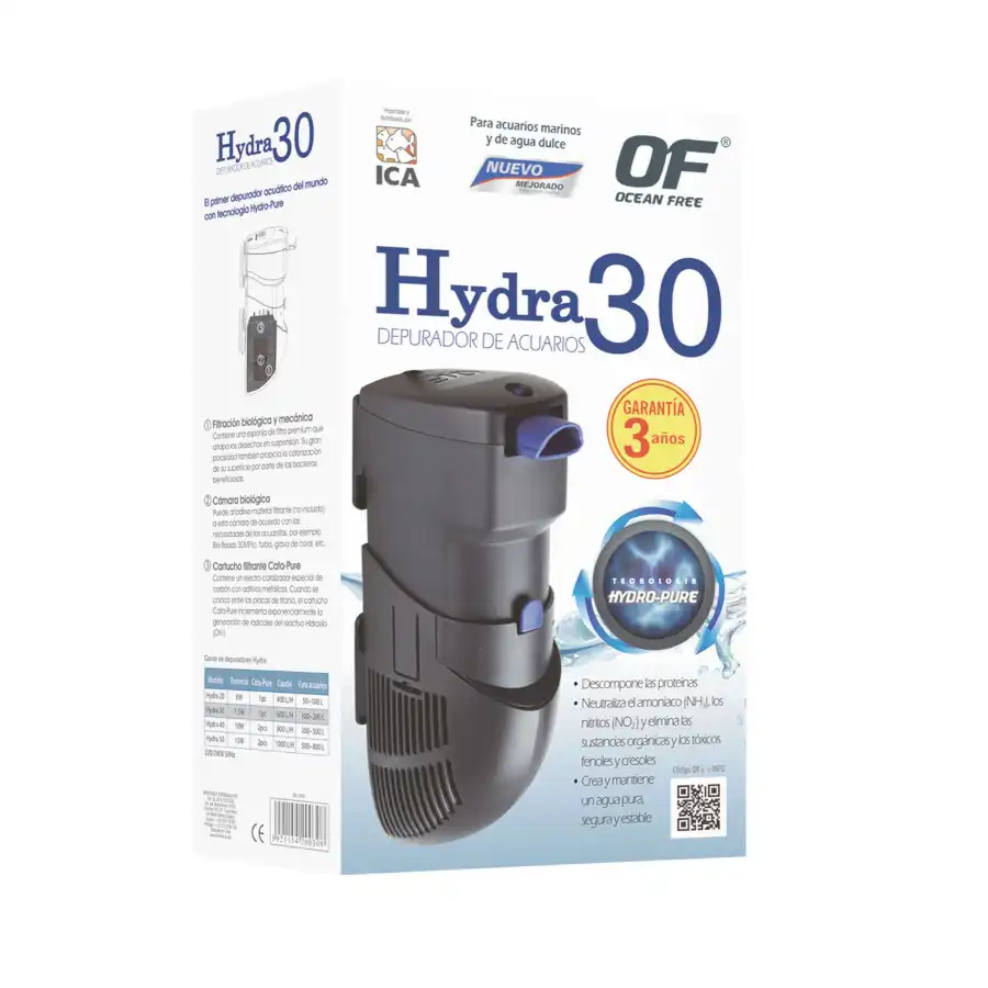 ICA Hydra filtro interno biológico para acuarios