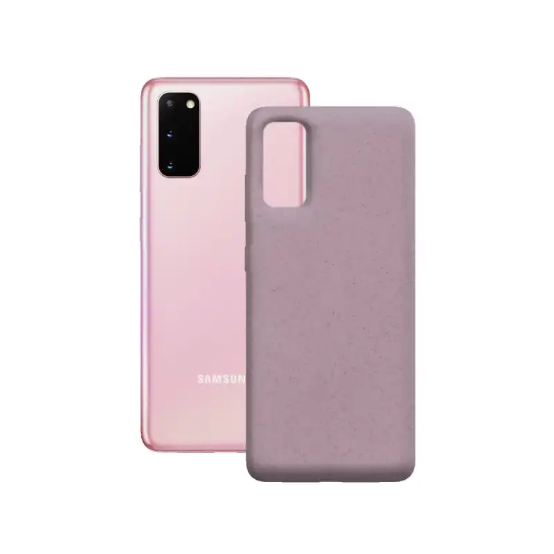 Ksix Eco-Friendly Funda Rosa para Samsung Galaxy S20