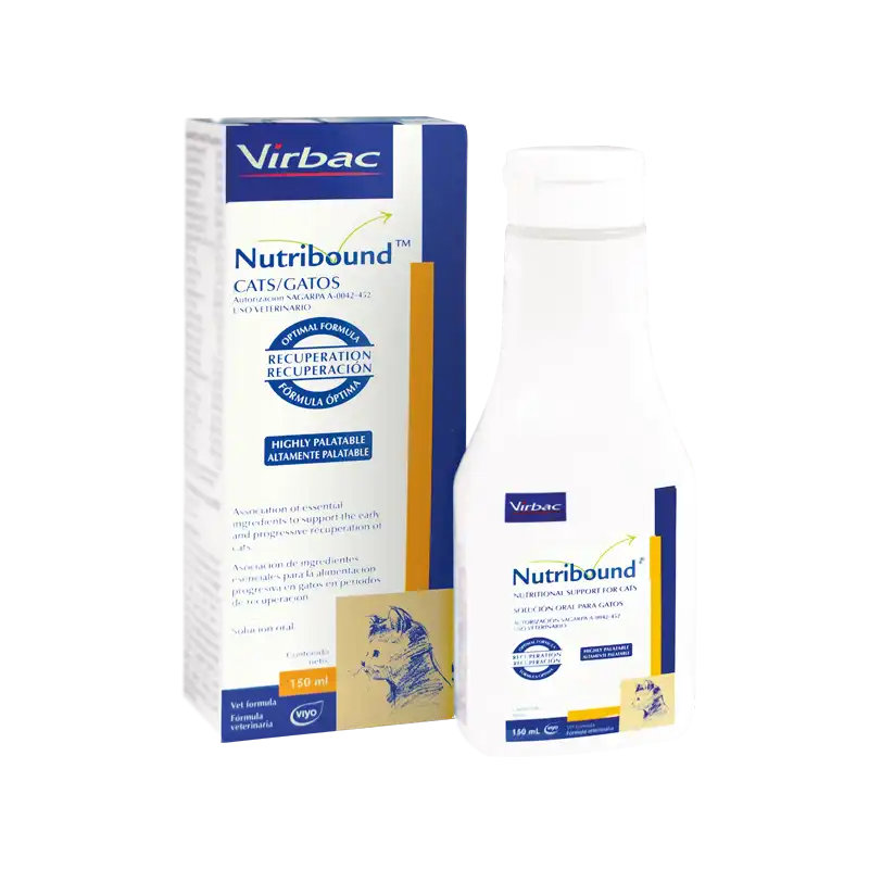 Nutribound complemento nutricional para Gatos en recuperación 150 3, 0.15 kg