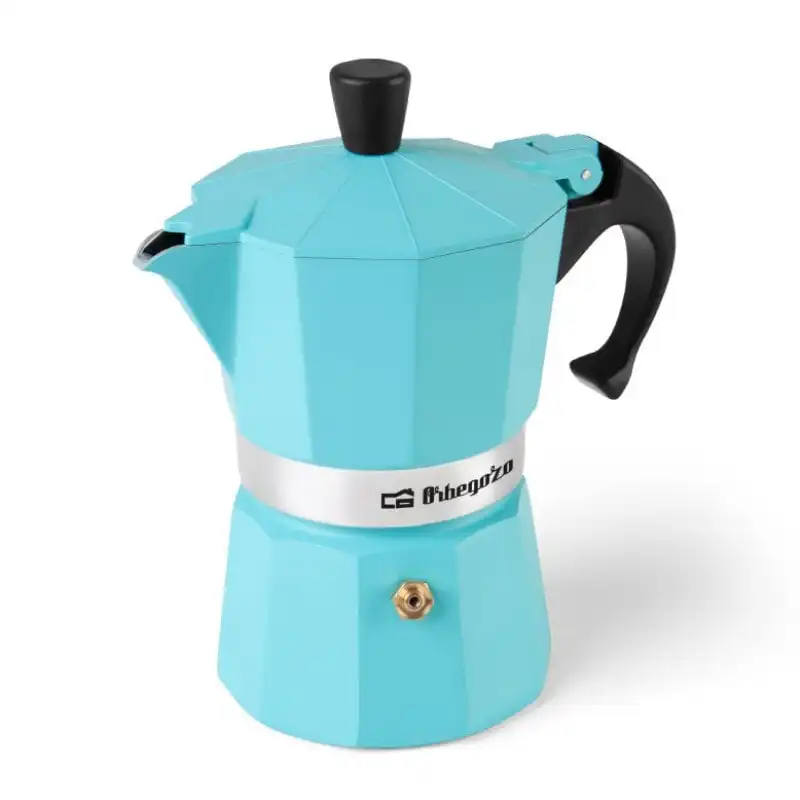 Orbegozo KFV 345 Cafetera Italiana 3 Tazas Menta