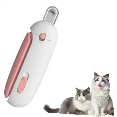 Pawffee Cortaúñas seguro para gatos con recolector orificio redondo - Rosa - 1 pieza - Pawffee - Comparador de precios