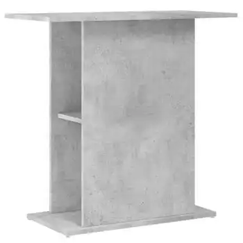 Soporte De Acuario Madera Ingeniería Gris Hormigón 36x75x72,5cm Vidaxl