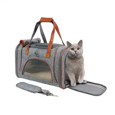 ZooVenture Bolsa de transporte para gatos y perros - gris - Zooventure - Comparador de precios