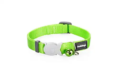 Collar para gatos liso con cierre pez lima
