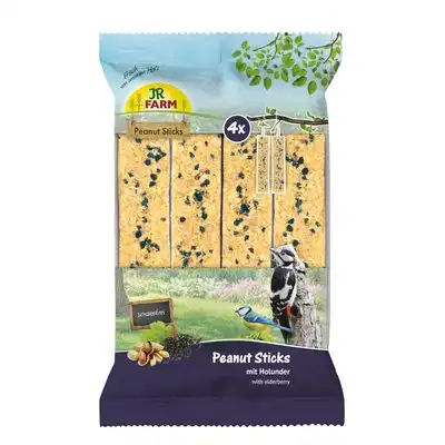 Barritas JR Farm de cacahuete sin cáscara, 4uds. 640 g - con saúco - JR Farm - Comparador de precios