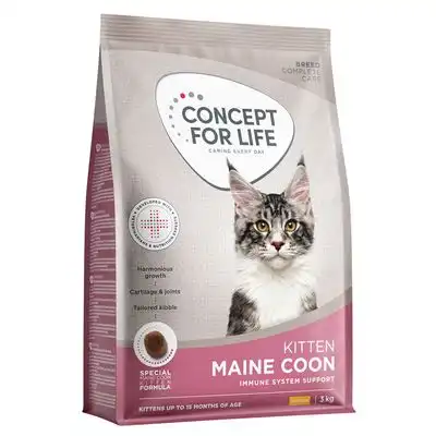 Concept for Life Maine Coon Kitten - Receta mejorada - NUEVO: 3 kg - Concept for Life - Comparador de precios