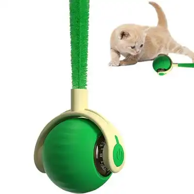 FurryFusion Pelota rodante de juguete para gatos - Verde - Furry Fusion - Comparador de precios