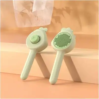 HausPets Peine de acero inoxidable para eliminar el pelo de gato solo clic - Artículo 1 - HausPets - Comparador de precios
