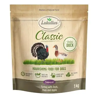 Lukullus Classic Senior pavo y pato - NUEVO: 1 kg - Lukullus - Comparador de precios