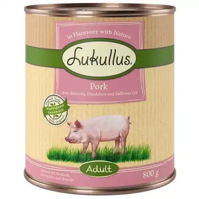 Lukullus con cerdo sin cereales - 6 x 800 g - Lukullus - Comparador de precios