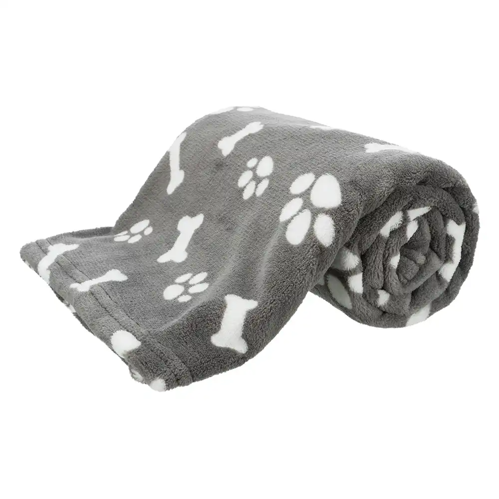 Manta Trixie Kenny para mascotas - 100 x 75 cm (L x An), gris - Trixie - Comparador de precios