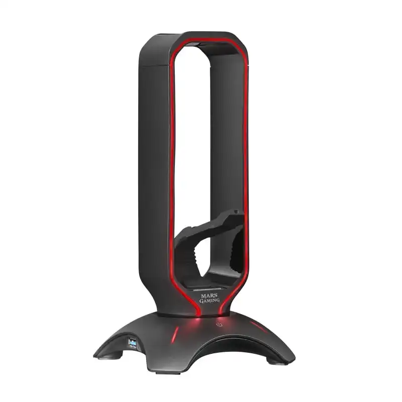 Mars Gaming MHHPRO Soporte para Auriculares 3 en 1 RGB