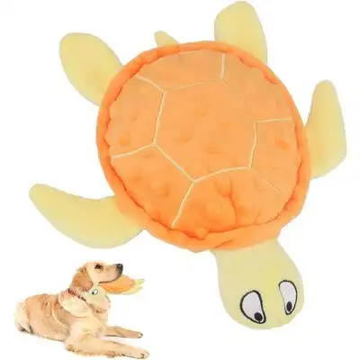 MCBOSON Peluche para perros - Tortuga, con sonido - Naranja - Mcboson - Comparador de precios