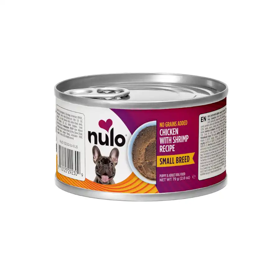 Nulo Pollo con gambas Paté en Lata para perros de raza pequeña - 79 g - Nulo - Comparador de precios