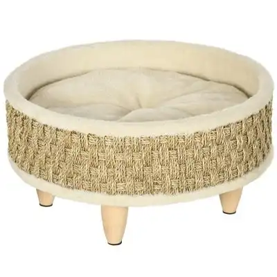 PawHut Cama para Perro 48x48x24.5 cm Beige - 1 Article - PawHut - Comparador de precios