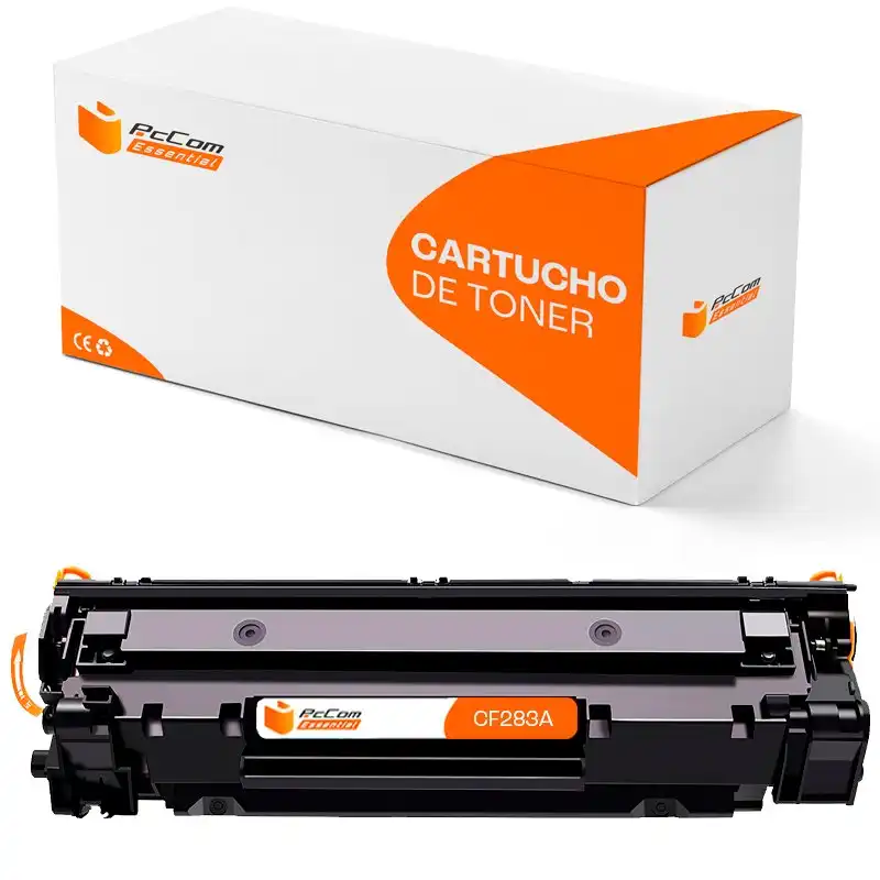 Pccom Essential HP CF283A Tóner Compatible Negro