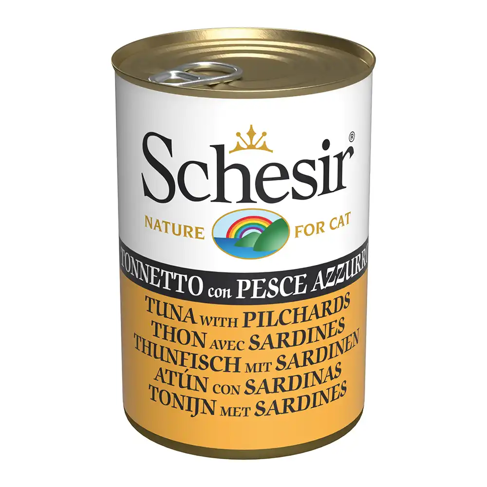 Schesir 6 x 140 g - Atún con sardinas en gelatina - Schesir - Comparador de precios