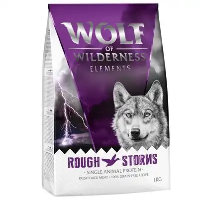 Wolf of Wilderness Elements Rough Storms con pato - 1 kg - Wolf of Wilderness - Comparador de precios