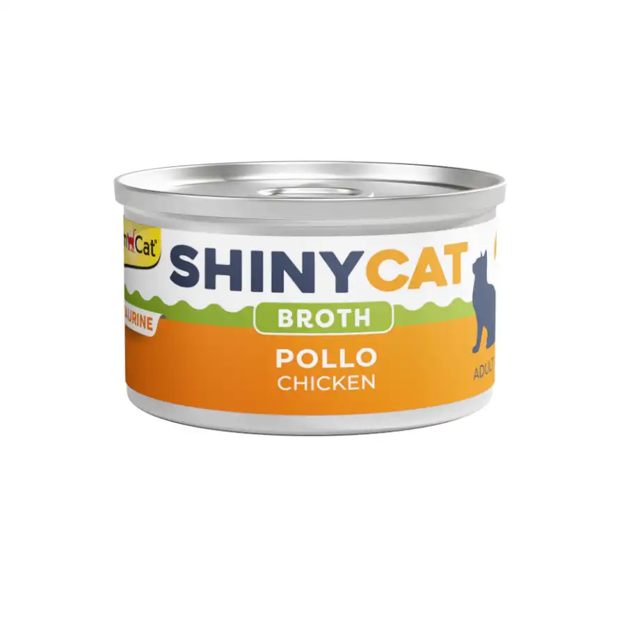 GimCat Shiny Cat Pollo en caldo lata para gatos 70 g - GimCat - Comparador de precios