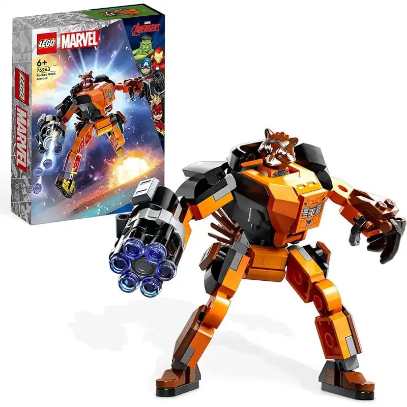 Lego Marvel Avengers Rocket Armadura Robótica
