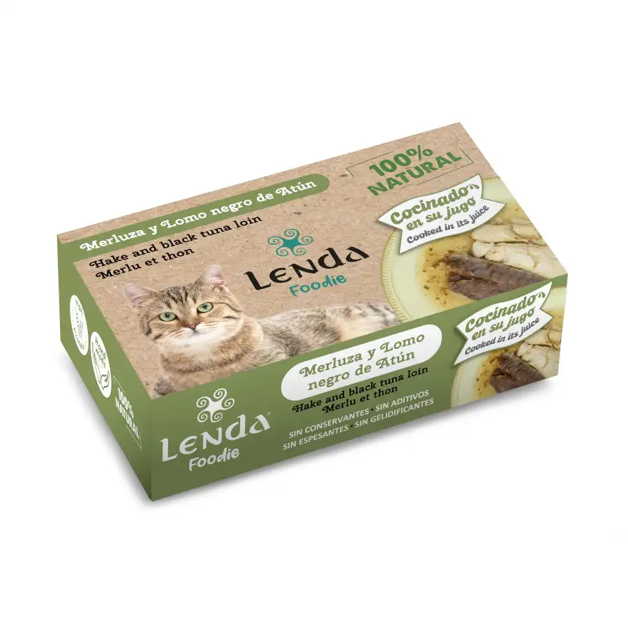 Lenda Lata Merluza y Atún para gatos 120 g - Lenda - Comparador de precios