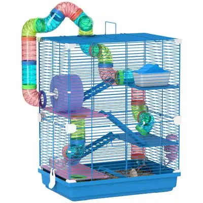 PawHut Jaula para Hámster - Azul - PawHut - Comparador de precios