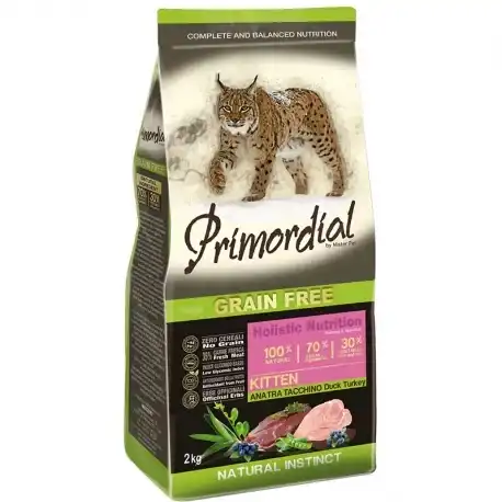 Primordial Pienso para Gato Kitten Pato y Pavo 2 KG - Primordial - Comparador de precios