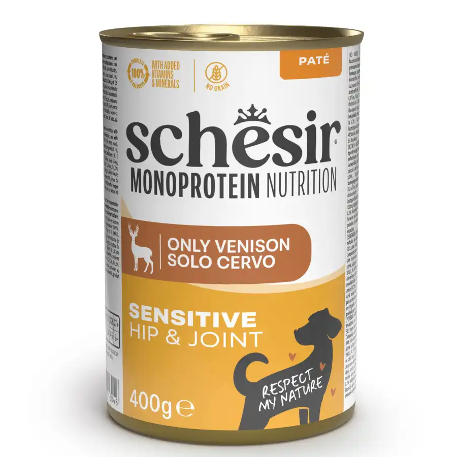 Schesir Monoprotein Lata Ciervo para perros - 400 g - Schesir - Comparador de precios