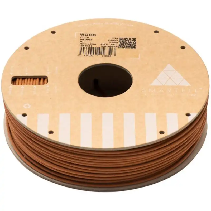 Smartfil Wood Filamento 3D Biodegradable Y Compostable con Madera Natural 2.85mm 750g Teka