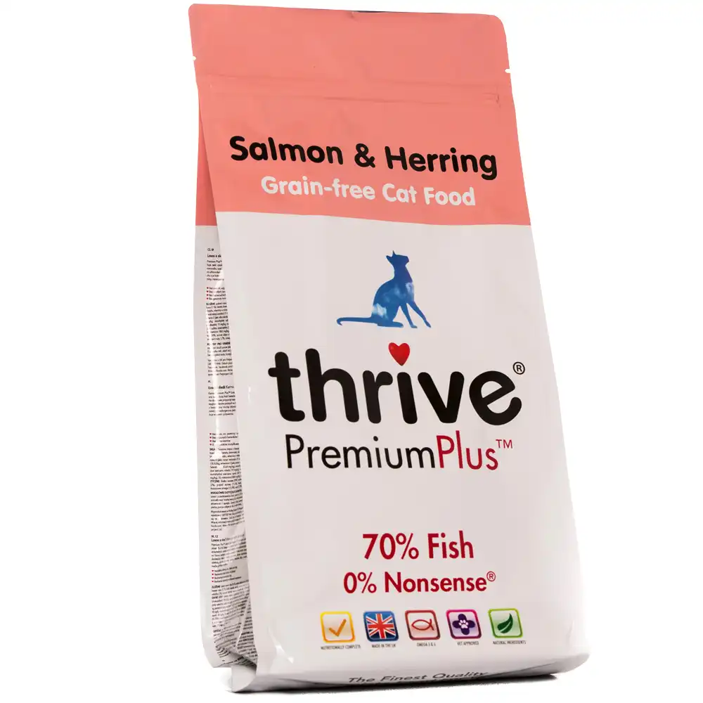 Thrive PremiumPlus con salmón y arenque - 1,5 kg - Thrive - Comparador de precios