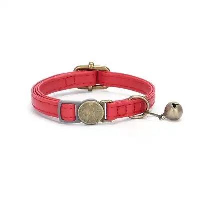UAMLY Collar de cuero para gato de estilo retro - 1 pieza - Uamly - Comparador de precios
