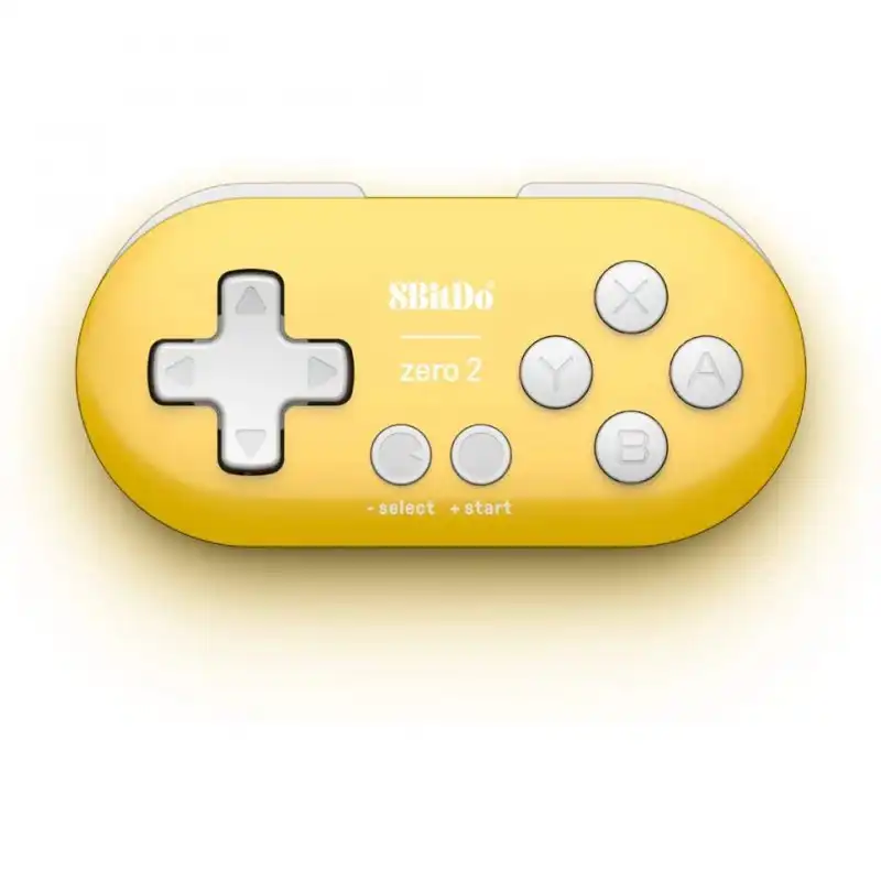 8BitDo Zero 2 Gamepad para Switch/PC/macOS/Android Yellow Edition