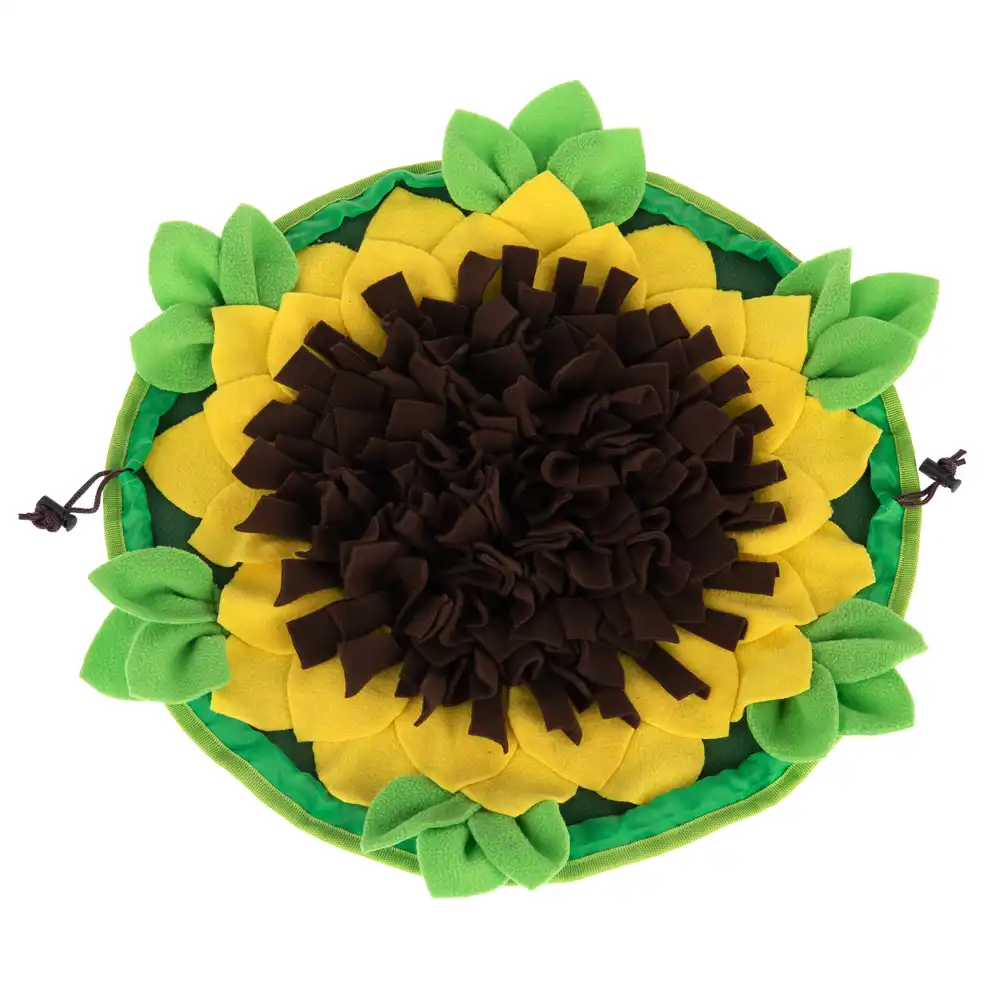 Alfombra olfativa Sunnyflower para perros y gatos - 50 cm de diámetro - bitiba - Comparador de precios