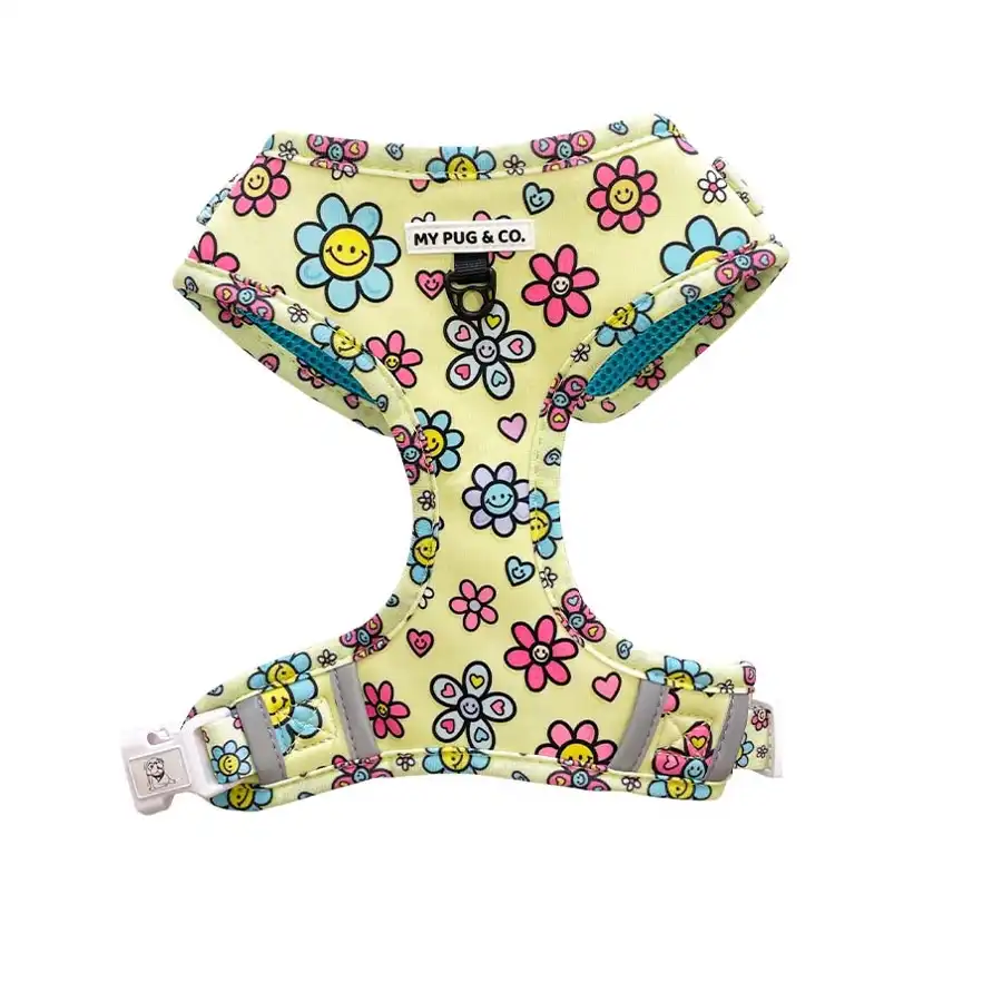 Arnés Ajustable Happy Flowers - My Pug & Co. - Comparador de precios