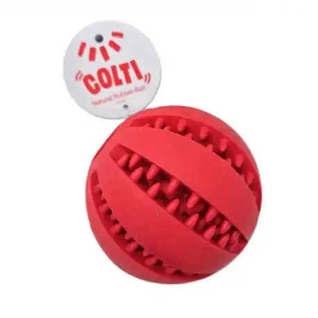 Colti Pelota Dental con Caucho Natural  para Perros, 5 cm - Colti - Comparador de precios