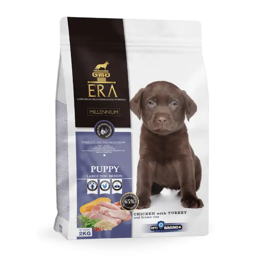 Era Puppy Large Pollo y Pavo pienso para perros