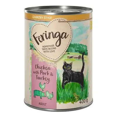 Feringa Country Style Menú 6 x 400 g - Pollo, cerdo, pavo - Feringa - Comparador de precios
