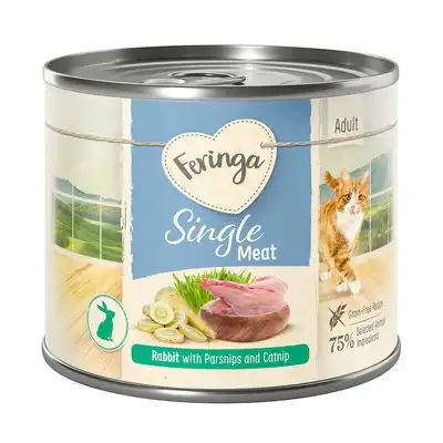 Feringa Single Meat Menu 6 x 200 g - Conejo con chirivía y catnip - Feringa - Comparador de precios