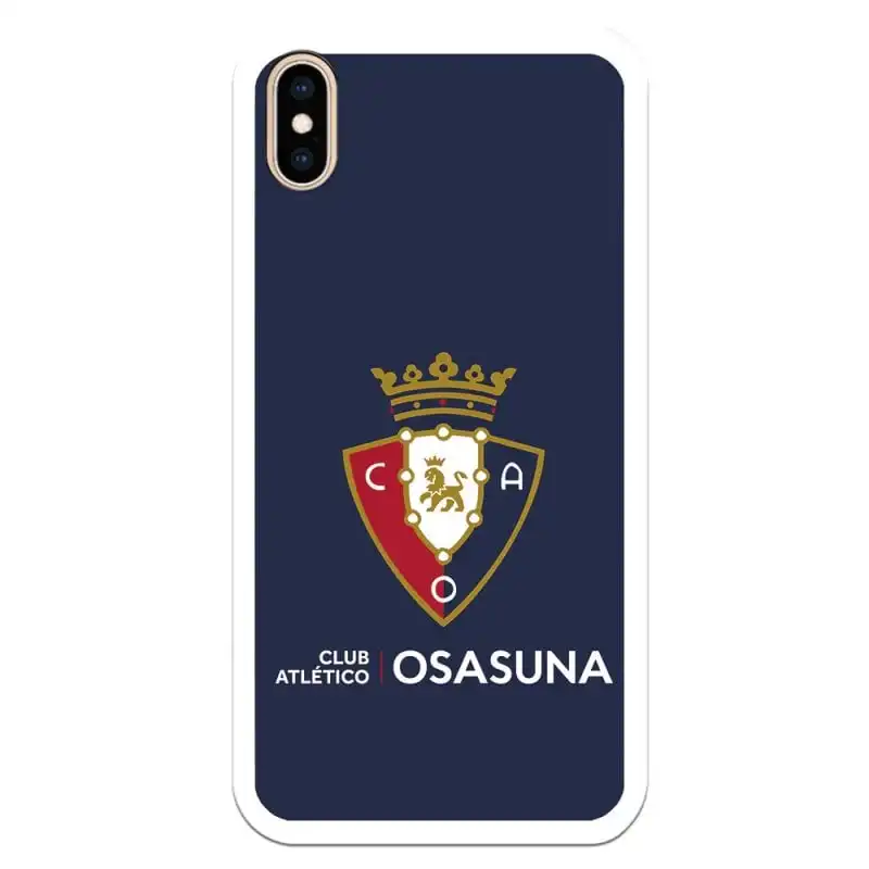 Funda Licencia Oficial CA Osasuna Escudo Fondo Azul para iPhone XS Max