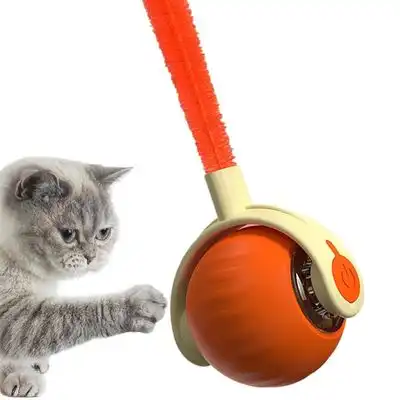 FurryFusion Pelota rodante de juguete para gatos - Naranja - Furry Fusion - Comparador de precios