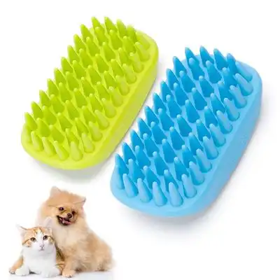 HausPets Cepillo de goma para el aseo de perros y gatos, juego de 2 - Juego de 2 - HausPets - Comparador de precios