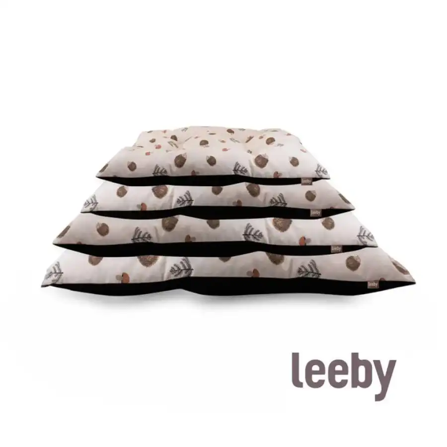 Leeby Cojín Acolchado Blanco con Erizos para perros - Leeby - Comparador de precios