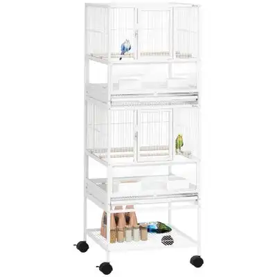 PawHut Jaula para Pájaro - Blanco - PawHut - Comparador de precios