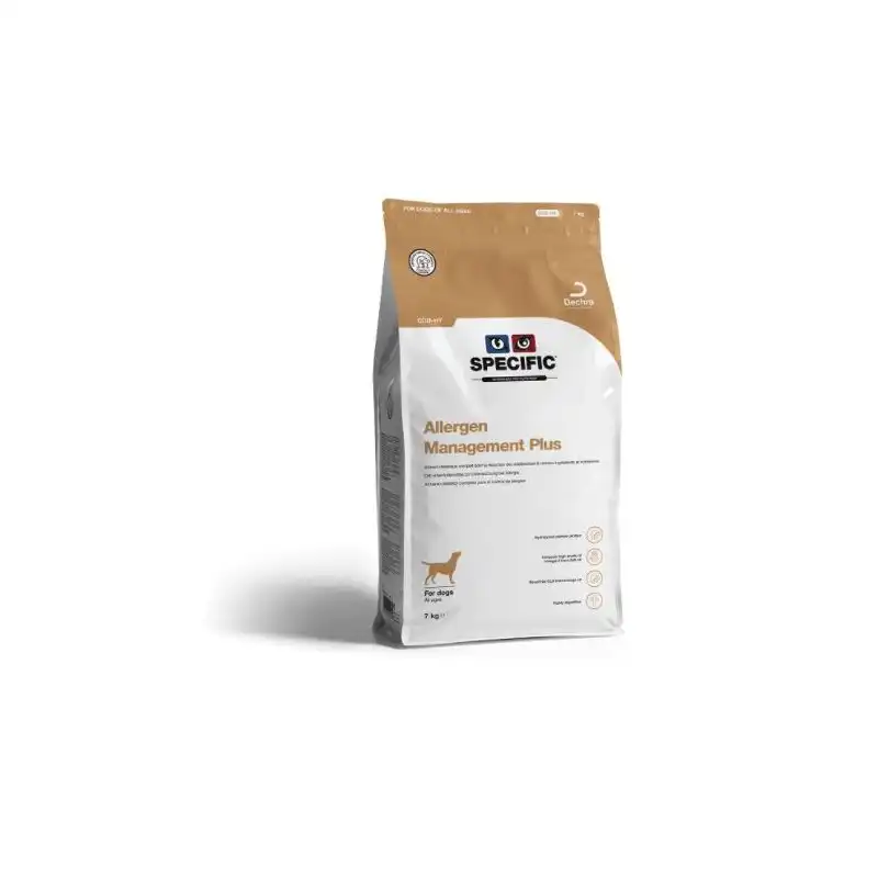 Pienso Specific COD-Hy Allergy management plus para perros hipoalergenicos, Peso 2 Kg.