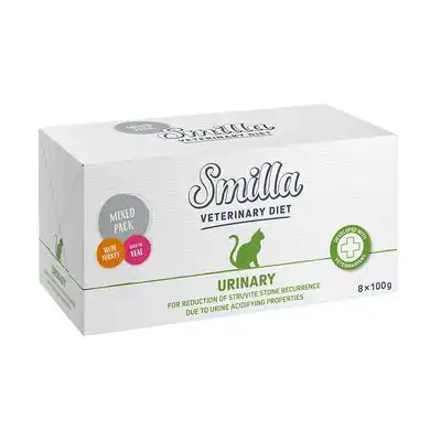 Smilla Veterinary Diet 8 x 100 g - Pack mixto - Urinary: Pavo + ternera - Smilla Veterinary Diet - Comparador de precios