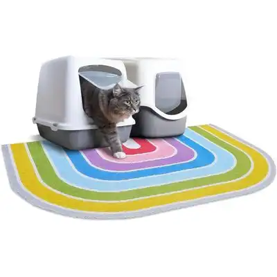 UAMLY Alfombrilla para arenero de gato, diseño de panal (Estilo 1) - Estilo 1 50*80cm - Uamly - Comparador de precios