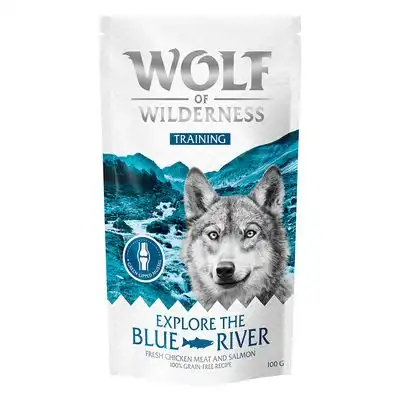 Wolf of Wilderness Training Explore the Blue River con pollo y salmón - 100 g - Wolf of Wilderness - Comparador de precios