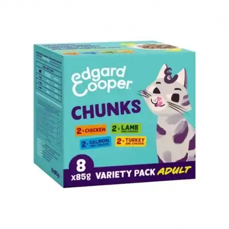 0.68 KG Edgard & Cooper Adult Trocitos en Salsa lata para gatos - Edgard & Cooper - Comparador de precios