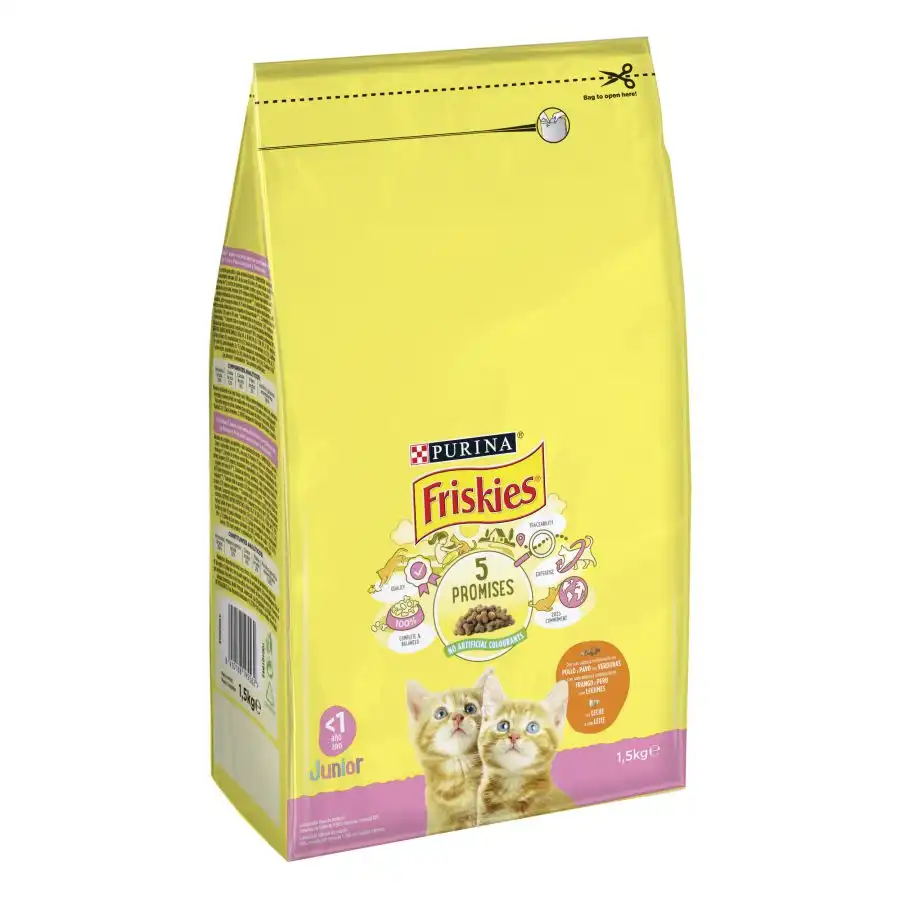 Friskies Cat Junior (Pavo y leche) 1.5 kg